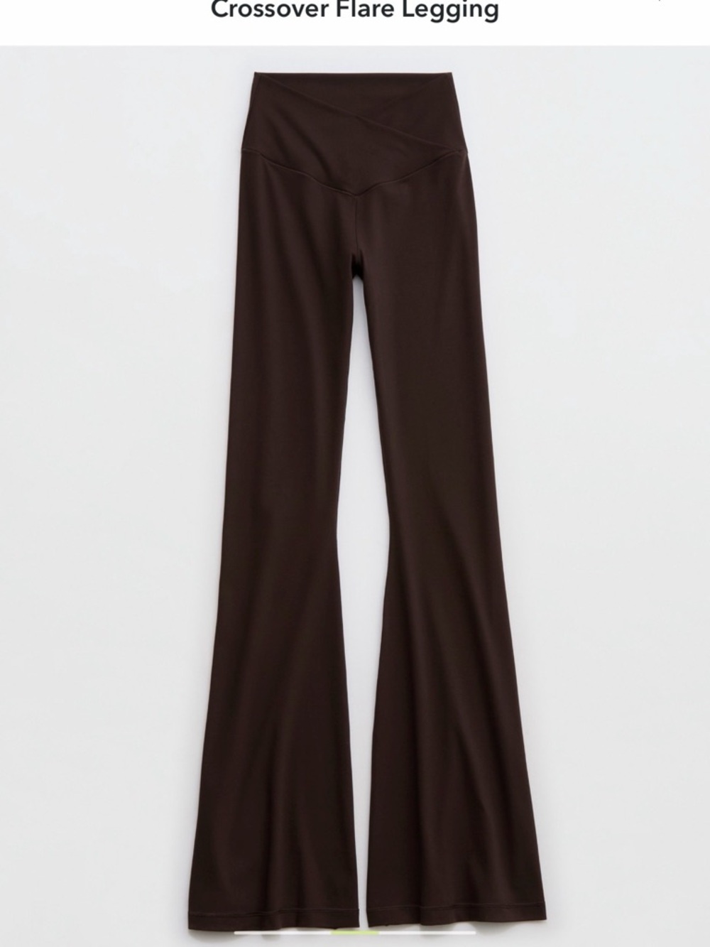 High-Waist Brown Flared Women’s leggings